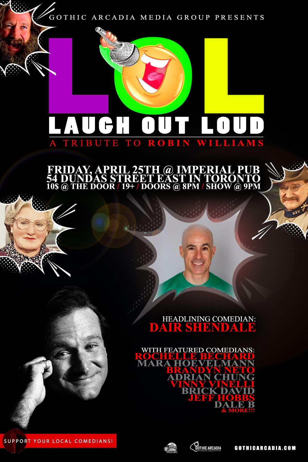 Laugh Out Loud - A Tribute to ROBIN WILLIAMS (Toronto)